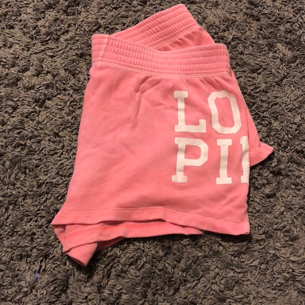 Victoria secret pink comfy shorts